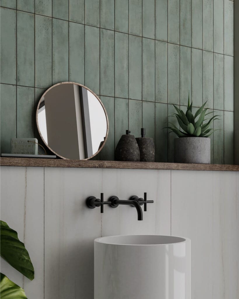 Muro de Porcelanato para Baño Harlem Cesantoni