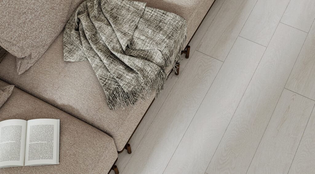Porcelánico tipo madera - sala
